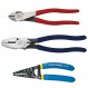 Klein Tools 80121 와이어 스트리퍼가 포함된 스트리퍼 플라이어 키트, 미국산, 라인맨 플라이어 및 대각선 커터, 3피스