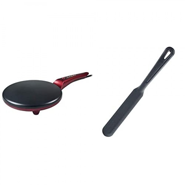 Beper BT.710Y 전기 크레이프 레드 및 블랙, 800W 및 Westmark 크레이프 주걱, 길이: 33 cm, 젠틀, 블랙, 28662270