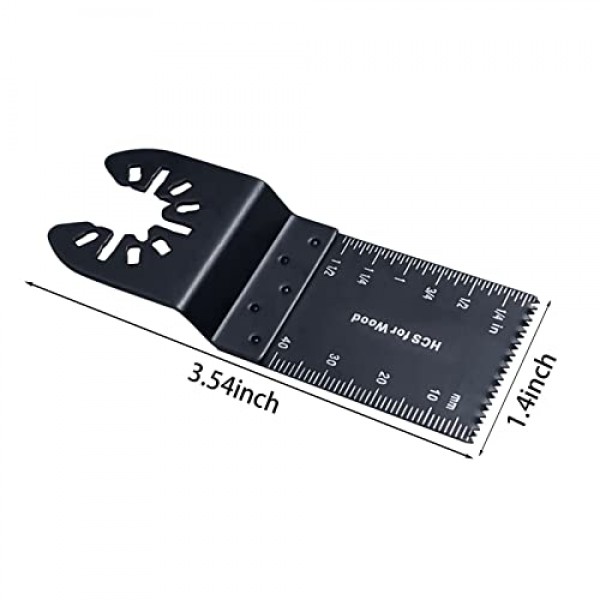 200Pcs 진동 도구 블레이드 전문 범용 진동 톱 블레이드 Dewalt, Milwaukee, Makita, Ryobi, Rockwell, Bosch와 호환되는 목재 멀티 도구 블레이드