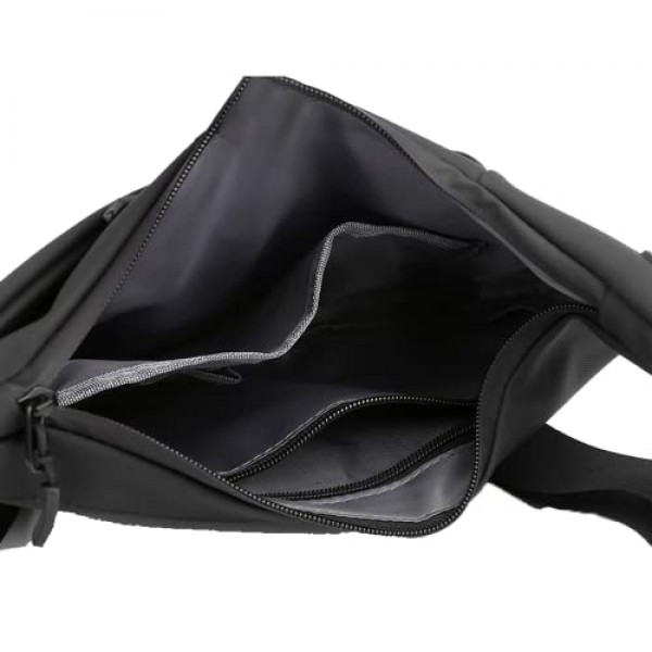 LOCAL LION 가슴 가방 도난 방지 슬링 가방 크로스 바디 가방 숄더백 남성 여성 패니 팩 방수 블랙 블랙 6-l