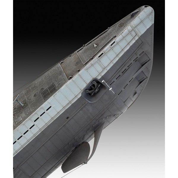 Revell RV05166 05166 U-Boot 독일 잠수함 유형 IX C U67/U154, 선박 모델 키트 1.72, 1.06 m True to the Original Advanced Model Kit, 도색되지 않음, 1/72