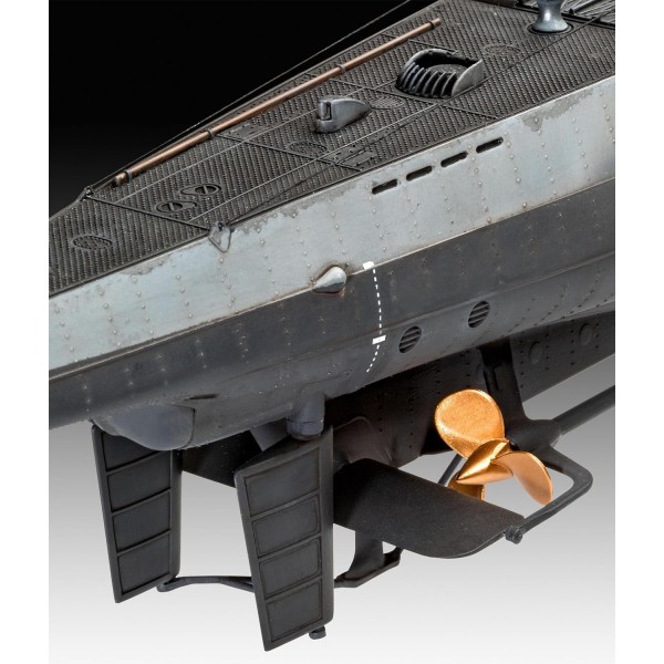 Revell RV05166 05166 U-Boot 독일 잠수함 유형 IX C U67/U154, 선박 모델 키트 1.72, 1.06 m True to the Original Advanced Model Kit, 도색되지 않음, 1/72