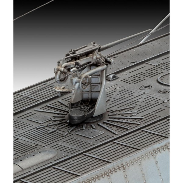 Revell RV05166 05166 U-Boot 독일 잠수함 유형 IX C U67/U154, 선박 모델 키트 1.72, 1.06 m True to the Original Advanced Model Kit, 도색되지 않음, 1/72