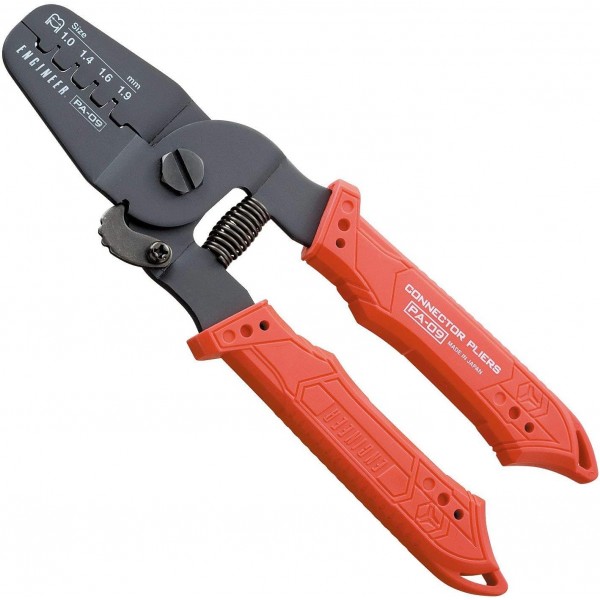 Engineers Precision Crimping Pliers PA-09 80개의 서로 다른 핀 및 D-Sub 커넥터 접점에 걸친 AWG32-AWG20 전선용 최고의 정밀 압착 도구, 내유성 그립(PA-09 + 무료 도구 파우치)