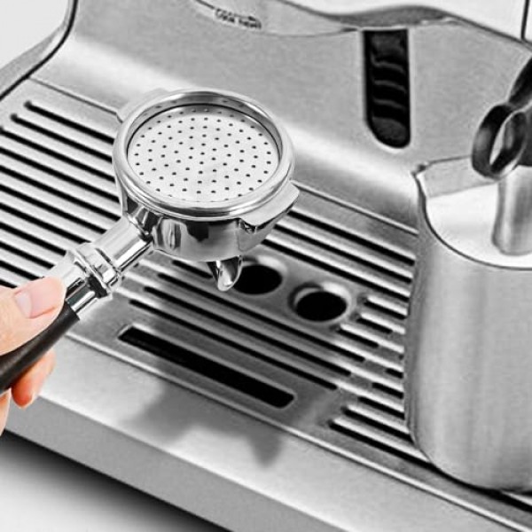 CAFEMASY 에스프레소 퍽 스크린 53mm Breville Espresso Portafilter 필터 바구니 54mm 2pcs 재사용 가능한 커피 필터 금속 하부 샤워 스크린