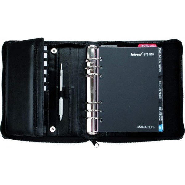 Bind Personal Organizer System Agenda A5 Leather 2009 1주 = 2페이지