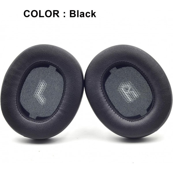 교체 용 이어 패드 폼 쿠션 부품 커버 JBL E55BT E 55 BT 블루투스 무선 헤드셋 Standart Black