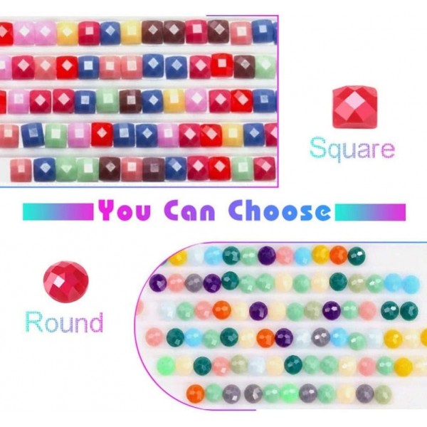 GBGMN 5D DIY 다이아몬드 페인팅 프레데터 전체 광장/라운드 다이아몬드 자수 크로스 스티치 라인 석 모자이크 홈 데코 Gift-30x40cm