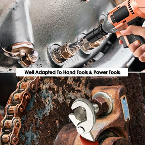 THINKWORK 나사 추출기 세트, 25피스 Easy Out 볼트 추출기 세트, 멀티 스플라인, 부러진 스터드, 볼트, 나사 제거용