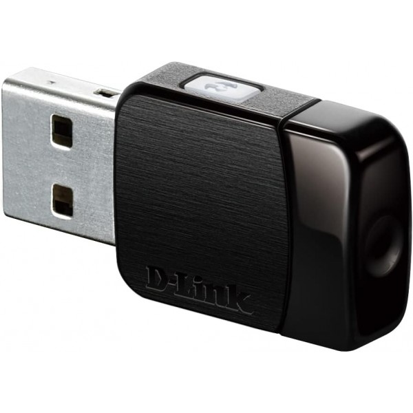 D-Link DWA-171 Nano WLAN-USB 어댑터(무선 AC 표준, 이중 대역, bis zu 433 Mbit/s)