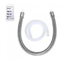 HP3 어댑터가 있는 스테인레스 스틸 밀크 파이프 케이스, jura와 호환 가능 다음 커피 머신 모델: Z8, Z6, J6, S8, S80, E8, E8 Chrome, GIGA X8cG2 / X8G2, GIGA X3cG2 / X3G2, X8, X10, WE8