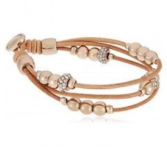 스테인리스 스틸 스트랩을 갖춘 Fossil 여성용 아날로그 쿼츠 시계