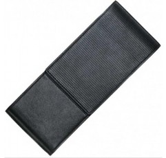 3개의 펜을 위한 검은색 가죽으로 만든 Lamy 보호 케이스 - 마그네틱 잠금 - Made in Germany
