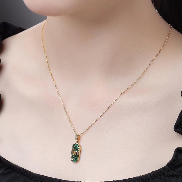 Presentski 925 스털링 실버 모든 눈 목걸이 Horus 목걸이의 눈, 18캐럿 금도금 눈의 증거 펜던트 CZ 체인 선물 상자가 있는 여자 여자를 위한 기호 보석 사용자 정의