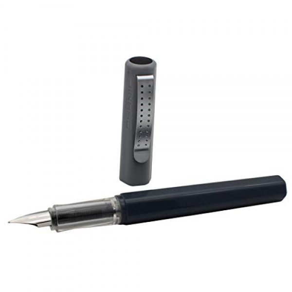 5 PCS Jinhao 248 만년필 Fine Nib 5색 세트(리필 가능 변환기 포함, 어두운 색상)