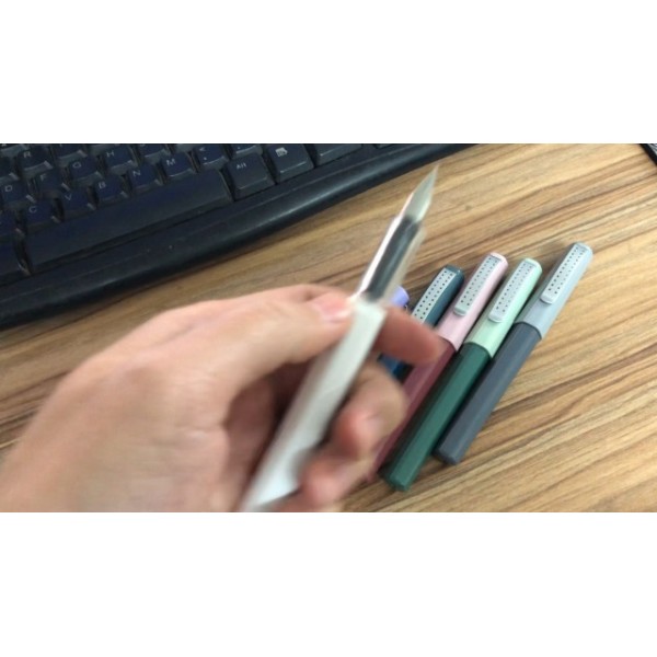 5 PCS Jinhao 248 만년필 Fine Nib 5색 세트(리필 가능 변환기 포함, 어두운 색상)