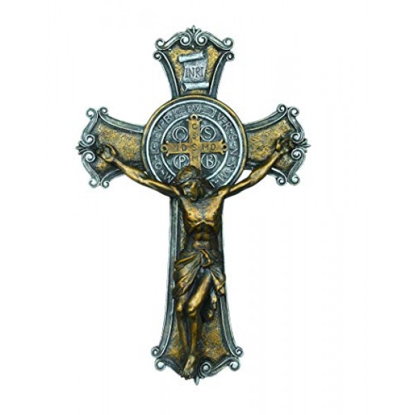 Joseph's Studio by Roman - 컬렉션, 10.25인치 세인트 베네딕트 투톤, 레진으로 제작, 높은 수준의 장인정신과 디테일에 대한 관심, 내구성 및 오래 지속