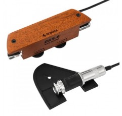 Donner 어쿠스틱 기타 픽업, DSS-6 기타 픽업 험버커 볼륨 톤 조절 기능이 있는 패시브 마호가니 사운드홀 픽업, 3.8 ~ 3.94 사운드홀 직경에 적합