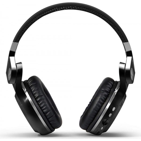 Bluedio T2+ Turbine Bluetooth 헤드폰, 스테레오 베이스 헤드폰이 장착된 오버이어 마이크, 무선, 무선 헤드폰, 접이식, 60mm 드라이버, 무선 헤드셋, TF 카드, 휴대폰 통화, 라디