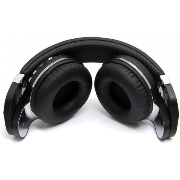 Bluedio T2+ Turbine Bluetooth 헤드폰, 스테레오 베이스 헤드폰이 장착된 오버이어 마이크, 무선, 무선 헤드폰, 접이식, 60mm 드라이버, 무선 헤드셋, TF 카드, 휴대폰 통화, 라디