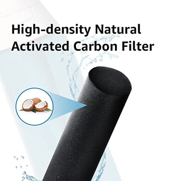 Waterspecialist 물병 필터, 브리타 BB06 교체용, 브리타 하드 사이드, 스포츠 및 스테인리스 스틸 물병 필터, 5개