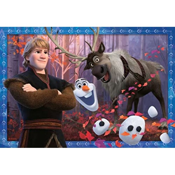 Ravensburger 디즈니 겨울왕국 2 Frosty Adventures 어린이를 위한 2 X 24피스 직소 퍼즐 - 한 상자에 퍼즐 2개가 들어 있는 가치 세트 - 모든 조각이 독특하고 조각이 완벽하게 들