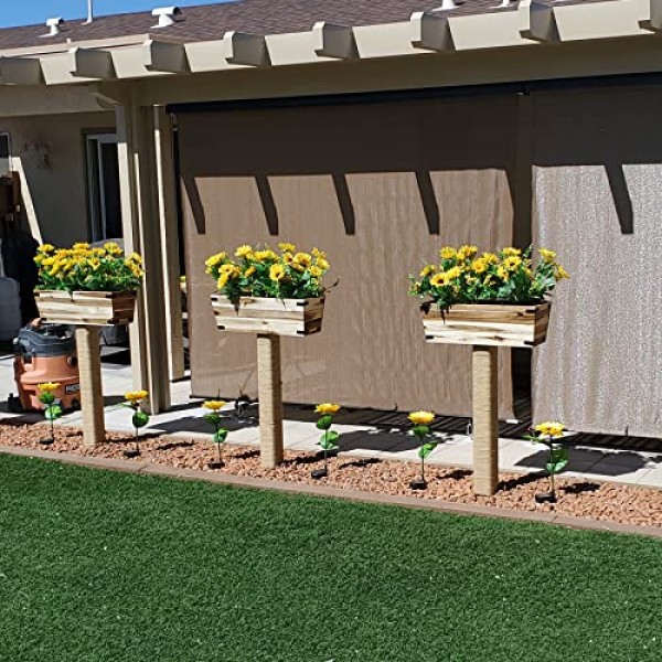 4 묶음 인공 꽃 줄기가 있는 해바라기 꽃다발 실크 해바라기 결혼식 장식, DIY 정원 공예 예술 장식, 파티 장식, 가정 장식, 신부 들고 꽃을 위한 가짜 노란색 꽃