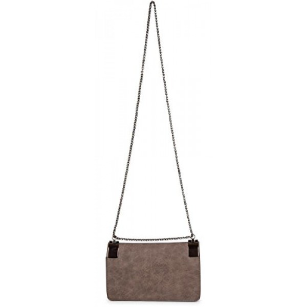 stylebreaker 02012046 금속 클립과 링크 체인 빈티지 디자인이 포함된 여성용 이브닝 백