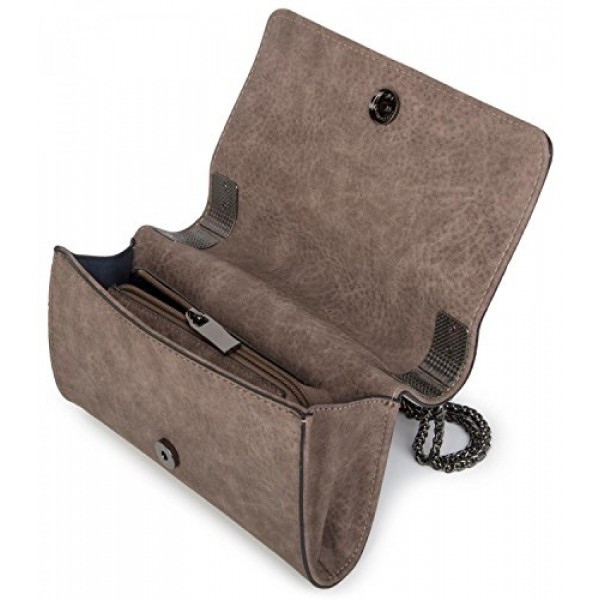 stylebreaker 02012046 금속 클립과 링크 체인 빈티지 디자인이 포함된 여성용 이브닝 백