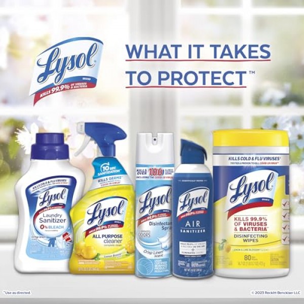 Lysol Power 변기 클리너 젤, 청소 및 소독용, 얼룩 제거용, 24oz ,9 Ct, (포장은 다를 수 있음)