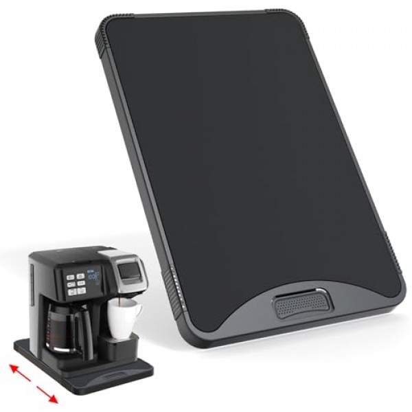 ARGOMAX 가전 롤링 트레이, 커피 메이커 슬라이더, 커피 풀 아웃 트레이, 슬라이딩 커피 메이커 트레이, 앞뒤로 슬라이딩.