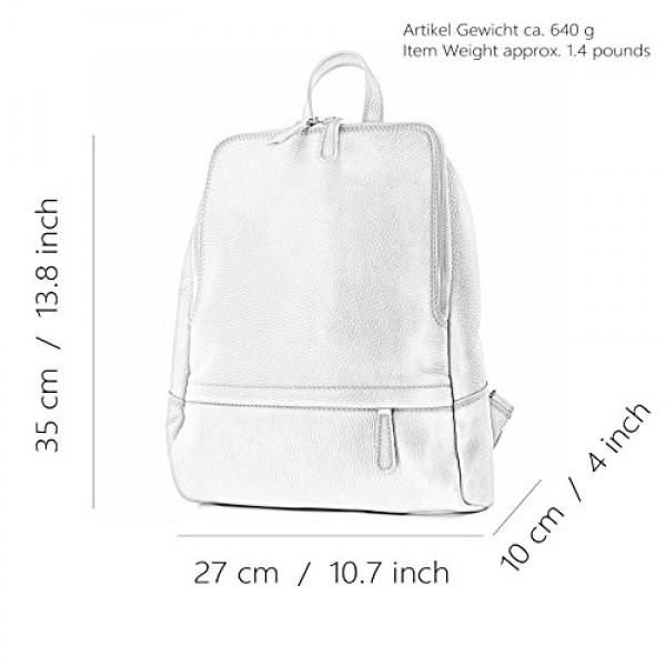 modamoda de T138 Ital 여성용 가죽 백팩