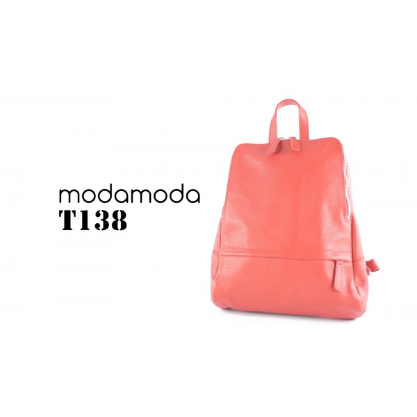 modamoda de T138 Ital 여성용 가죽 백팩