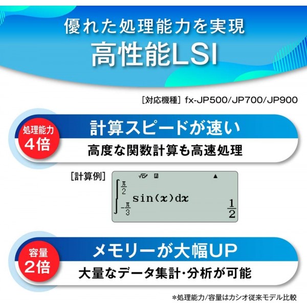 카시오 공학용 계산기 FX-JP900-N고정밀 일본어 표시 기능과 700이상의 기능