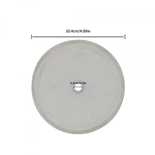 4 Pcs 프렌치 프레스 교체 필터 스크린, Bodum 프렌치 프레스 커피 메이커 용 4 인치 재사용 가능한 304 스테인레스 스틸 메쉬 필터