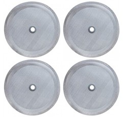 4 Pcs 프렌치 프레스 교체 필터 스크린, Bodum 프렌치 프레스 커피 메이커 용 4 인치 재사용 가능한 304 스테인레스 스틸 메쉬 필터