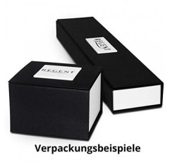 스테인레스 스틸 케이스가 포함된 REGENT 남성용 시계 직경 36MM 10ATM 석영 사파이어 유리 아라비아 숫자 날짜