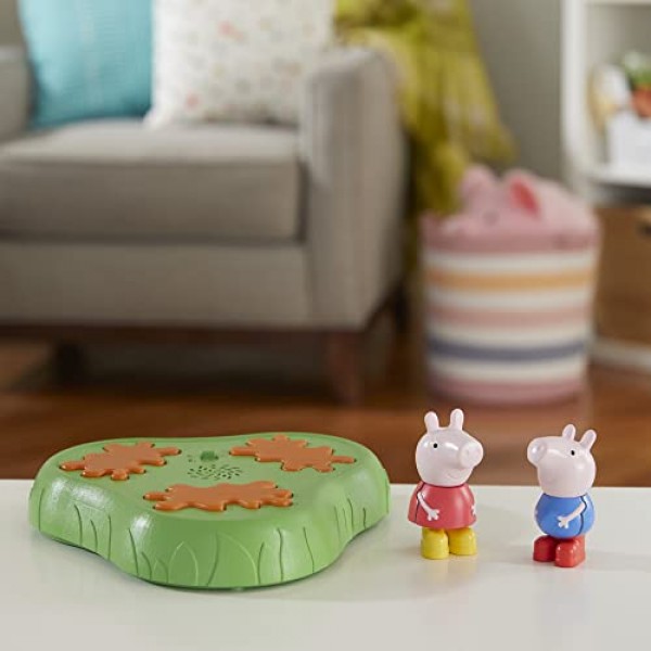 Hasbro Gaming Peppa Pig 진흙 웅덩이 챔피언 보드 게임(3세 이상 어린이용), 1-2인용 유치원 게임