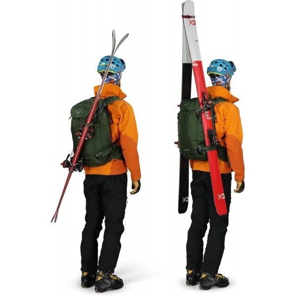 Osprey Soelden 32 남성 스키 백팩 더스트모스 그린
