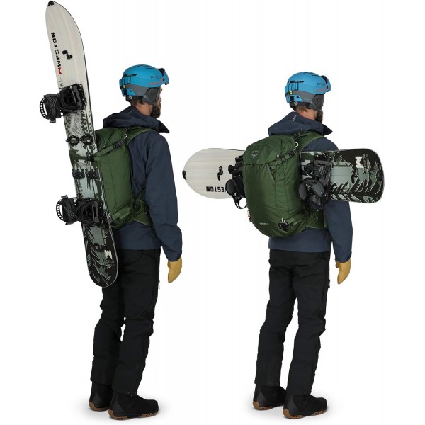 Osprey Soelden 32 남성 스키 백팩 더스트모스 그린