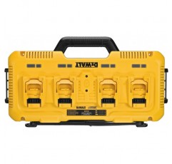 DEWALT DCB104-QW 급속 충전기 4포트 XR, Schwarz Gelb