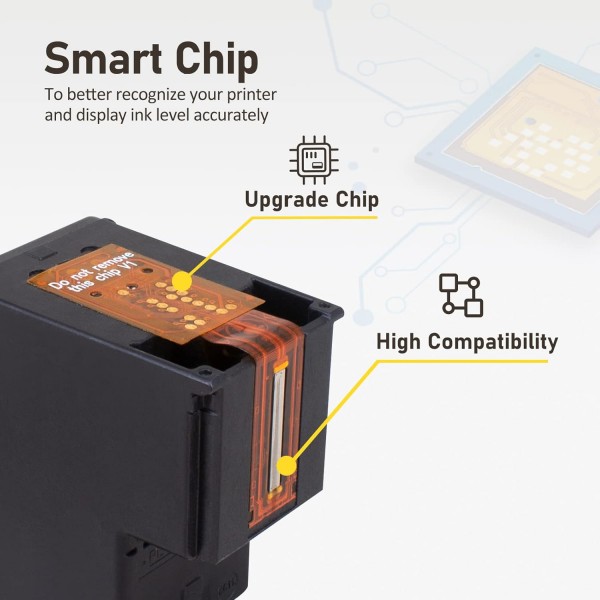 JANMORE 재생 잉크 카트리지 교체용 HP 302 302 XL, 2 검정, HP Envy 4520 4512 4516 Officejet 5252 3830 3833 4655 5255 Deskjet 1112 2130 3630 프린터 3