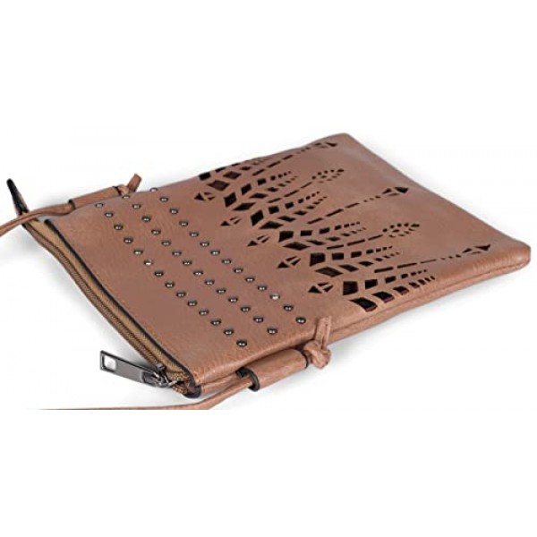 style브레이커 02012260 여성용 미니 숄더백 에스닉 스타일 리벳 포함