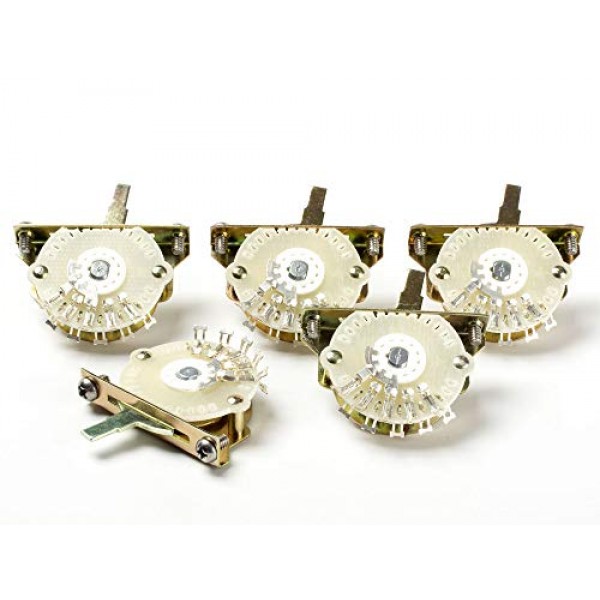 Oak-Grigsby 픽업 셀렉터 스위치, 4방향 레버(5팩)