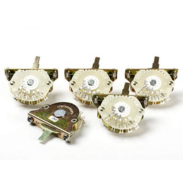 Oak-Grigsby 픽업 셀렉터 스위치, 4방향 레버(5팩)