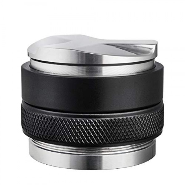 MATOW 58mm 커피 분배기 및 탬퍼, Portafilter에 적합한 듀얼 헤드 커피 레벨러, 조절 가능한 깊이 증가-전문 에스프레소 핸드 탬퍼