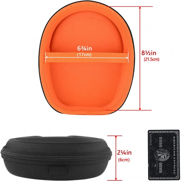 VXI BlueParrott B550-XT, B450-XT, B350-XT, B250-XT, B250-XTS, 트럭 운전사용 GEEKRIA 케이스 헤드폰, 헤드셋 케이스용 보호 케이스, 하드 운반 케이스