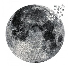 MaxRenard 게임 1000 조각 직소 퍼즐 라운드 퍼즐 장난감 달