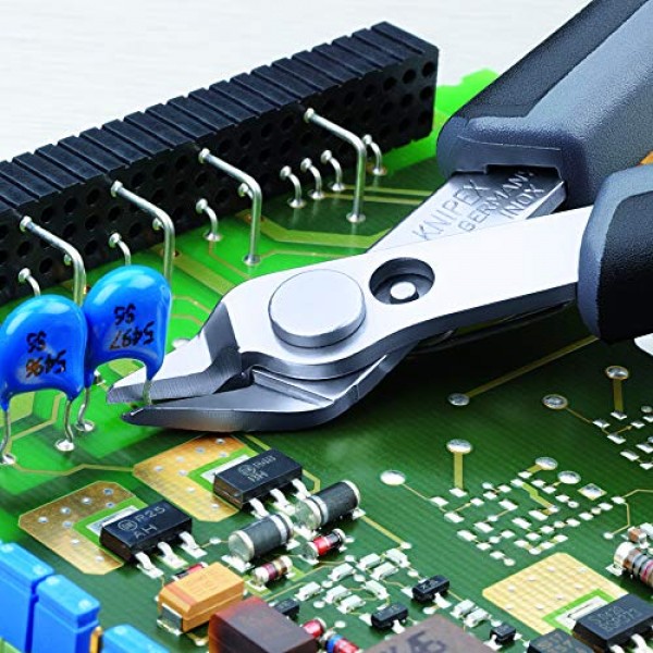 KNIPEX 도구 - 전자 슈퍼 닙, INOX 강철, ESD(7803125ESD), 5인치