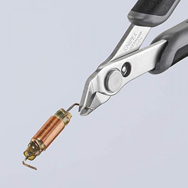 KNIPEX 도구 - 전자 슈퍼 닙, INOX 강철, ESD(7803125ESD), 5인치